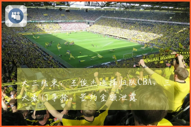 大三结束，王俊杰选择归队CBA，三大豪门争抢，签约金额泄露